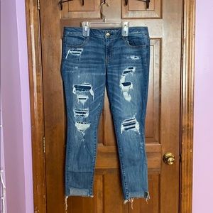 AE Distressed Super Low Jegging